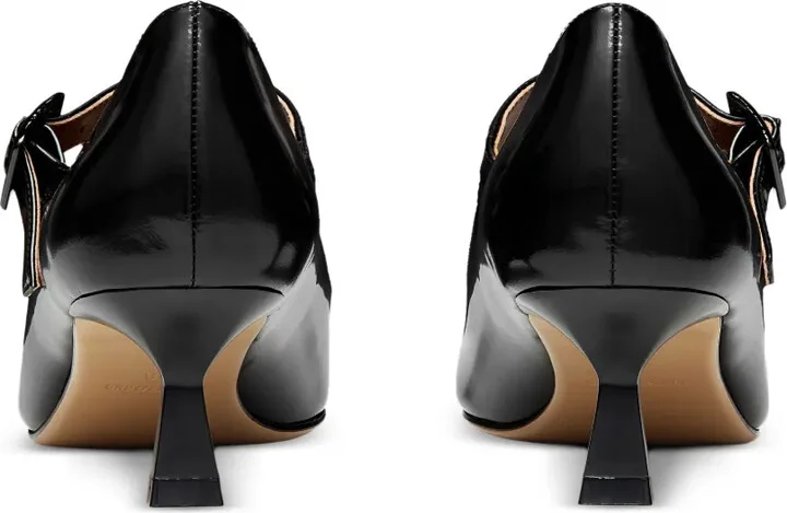 Square-Toe Mid-Heel Pumps - Image 3
