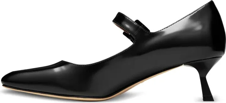 Square-Toe Mid-Heel Pumps - Image 5