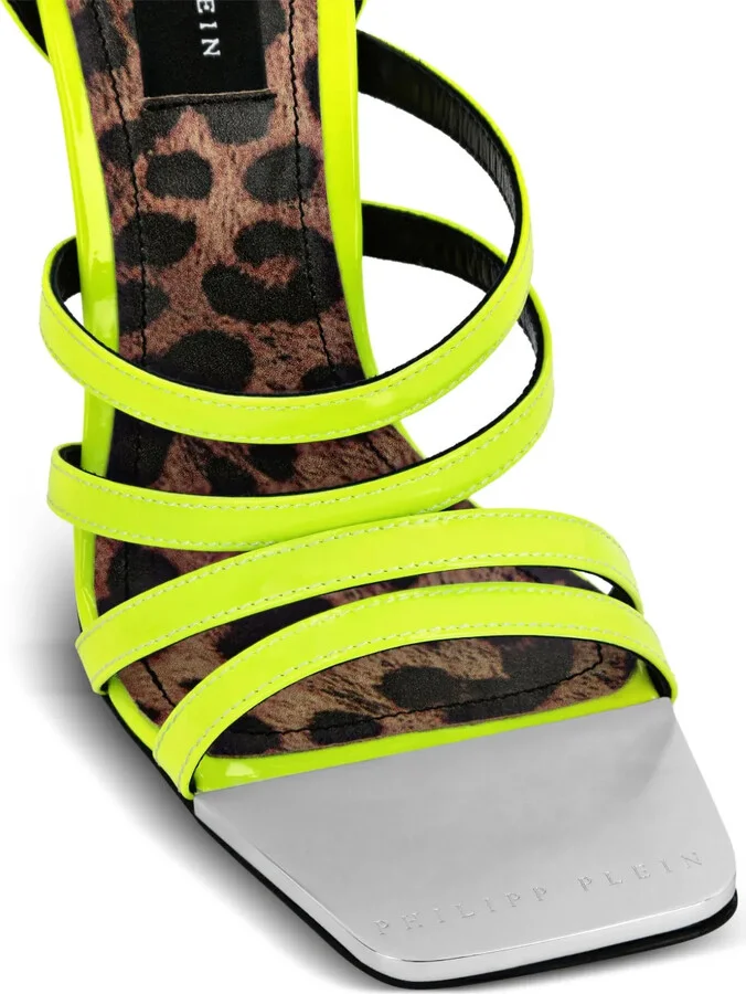 Square-Toe Patent Leather Sandals - Image 3