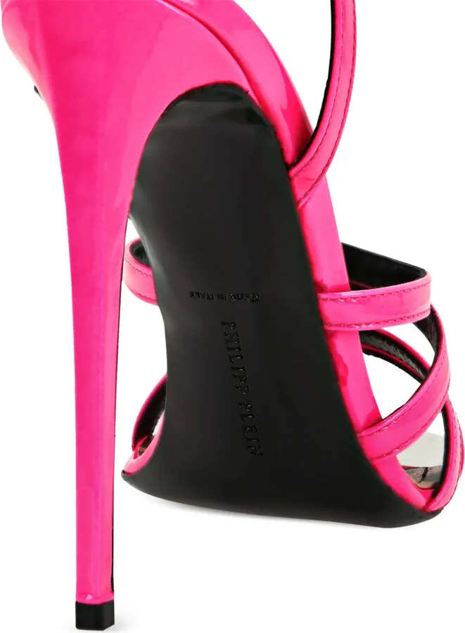 Square-Toe Patent Leather Sandals - Image 3