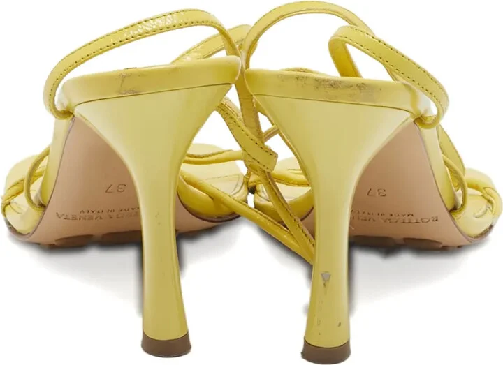 Square-Toe Patent Leather Sandals - Image 2