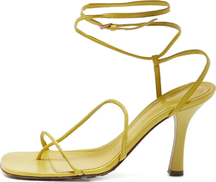 Square-Toe Patent Leather Sandals
