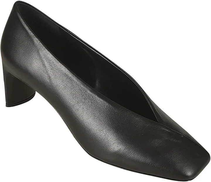 Square Toe Slide-on Pumps - Image 2