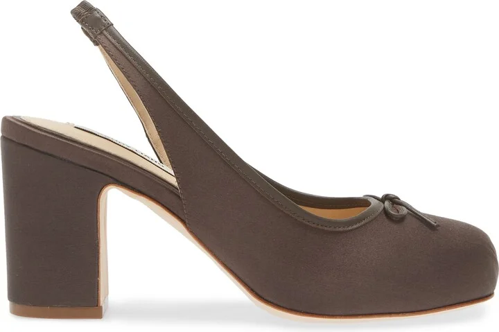 Square Toe Slingback Ballet Pump - Image 3