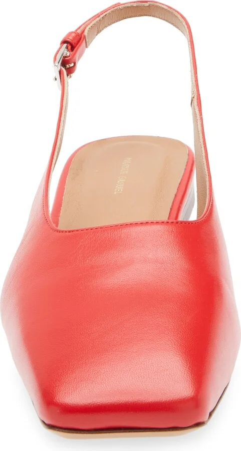 Square Toe Slingback Flat - Image 4