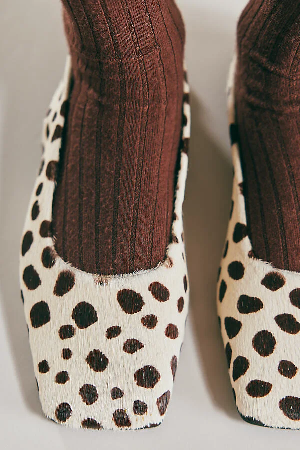 Square-Toe Slingback Flats - Image 2