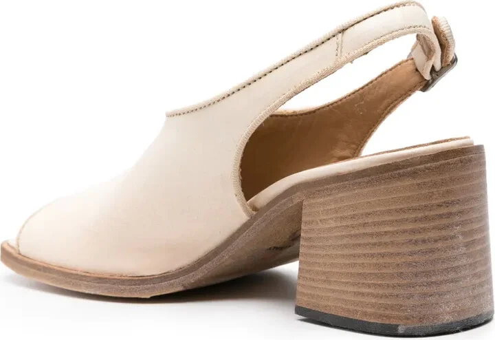 Square-Toe Slingback Sandals - Image 3