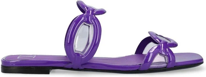 Square Toe Slip-on Slides