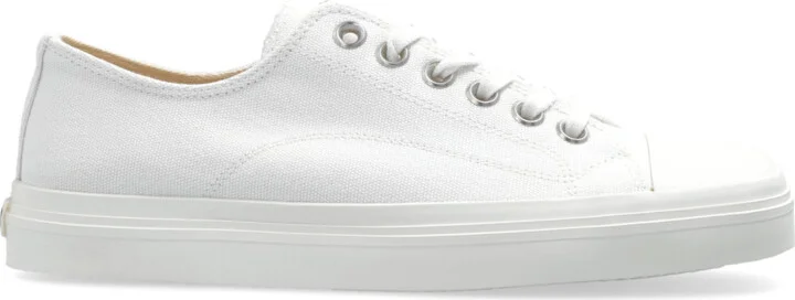 Square-toe Sneakers, , - White