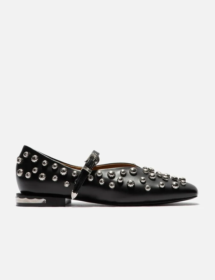 Square Toe Strap Pumps
