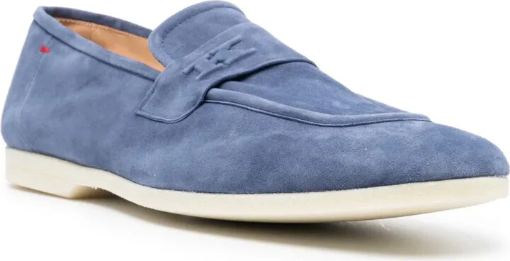 Square-Toe Suede Loafers - Image 2