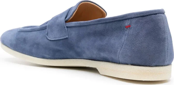 Square-Toe Suede Loafers - Image 3