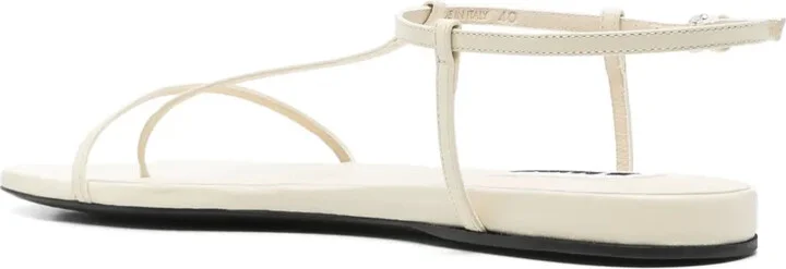 Square-Toe Thong Sandals - Image 3