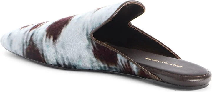 Square Toe Velvet Mule - Image 2