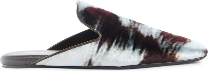 Square Toe Velvet Mule - Image 3