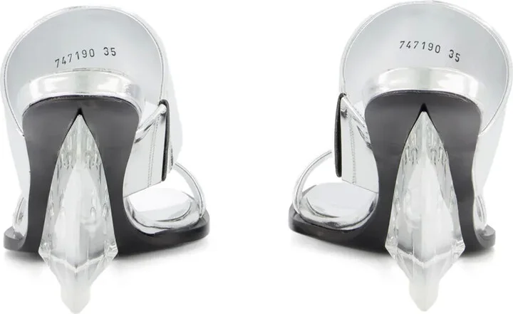 Square-Toe Wedge-Platform Sandals - Image 3