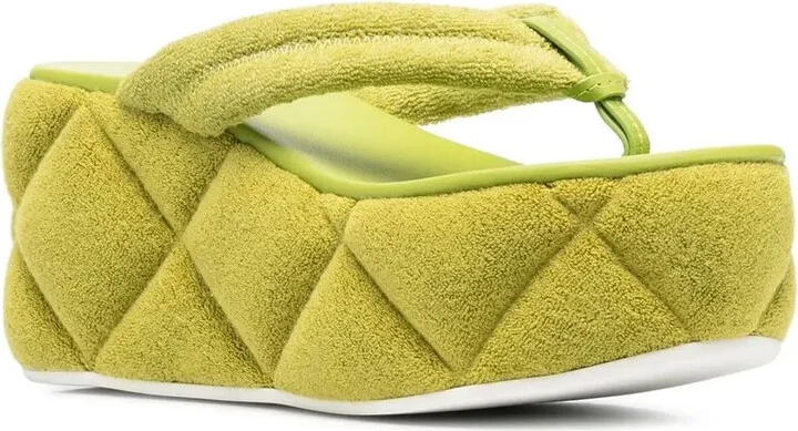 Square wedge sandals - Image 2