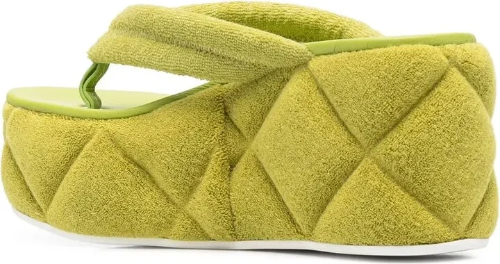 Square wedge sandals - Image 3