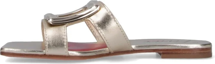 squared Buckle Slide Sandals - Image 3