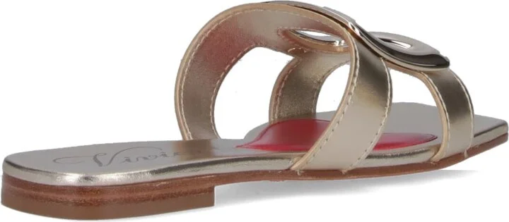 squared Buckle Slide Sandals - Image 4