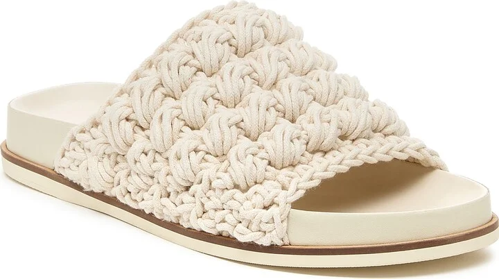 Squish Knotted Platform Slide Sandal