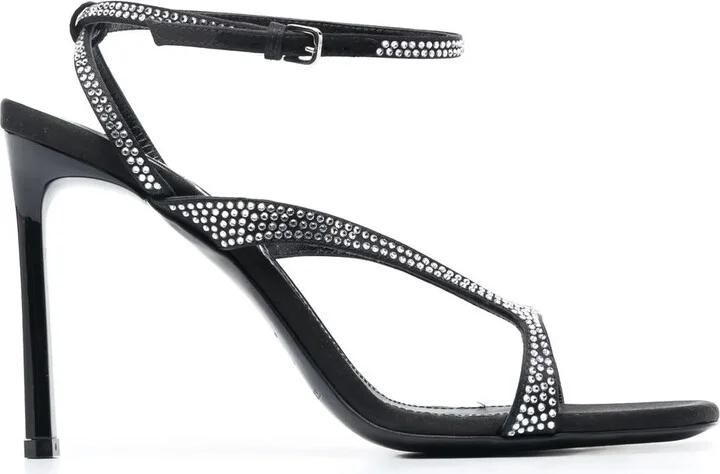 Sr Aracne 100mm crystal-embellished sandals