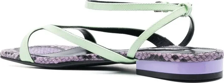 Sr Aracne snake-print sandals - Image 3