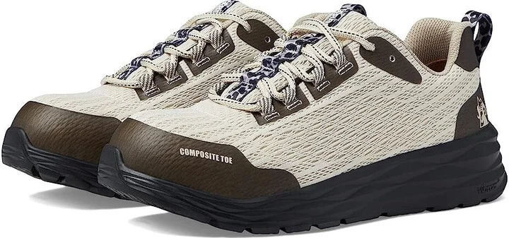 SR Athletix RKK423ZA Sneakers Women's Taupe Nano Comp Toe Work Shoes Rock8 (Ivory,8 (Women's))