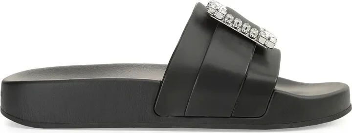 sr Jelly crystal-embellished slides