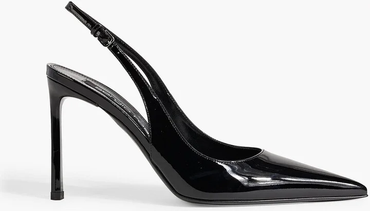 sr Liya 95 patent-leather slingback pumps