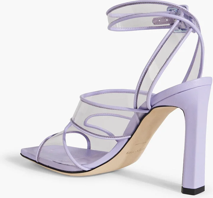 sr Lunettes 100 leather and PVC sandals - Image 3