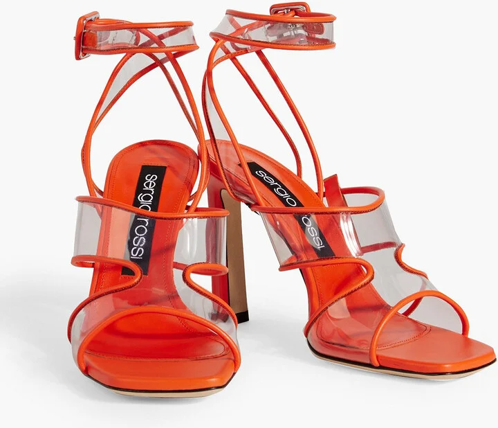 sr Lunettes 100 leather and PVC sandals - Image 5