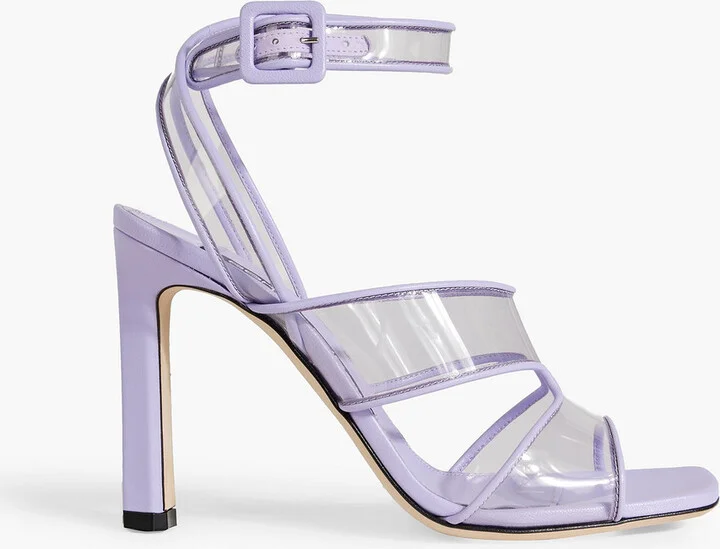 sr Lunettes 100 leather and PVC sandals