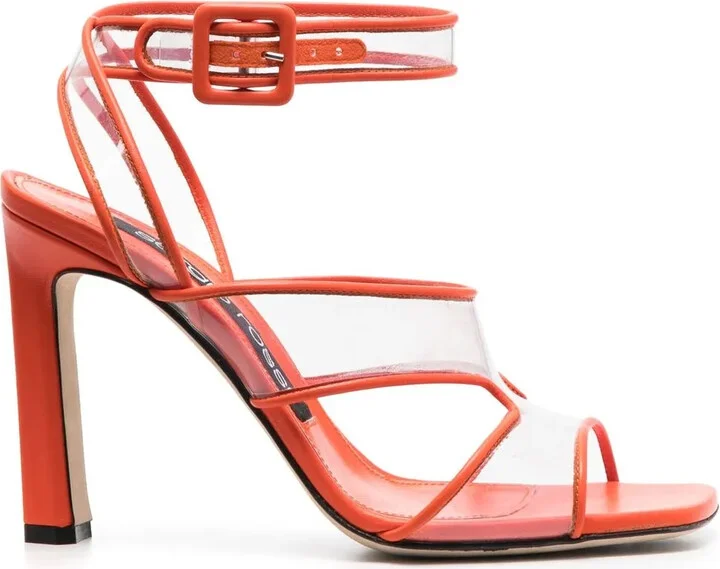 Sr Lunettes 100mm open-toe sandals