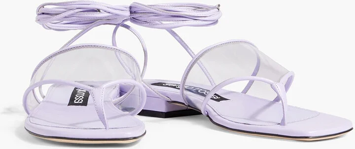 sr Lunettes 15 leather and PVC sandals - Image 2