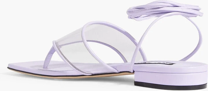 sr Lunettes 15 leather and PVC sandals - Image 3