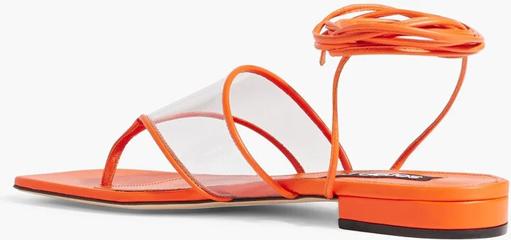 sr Lunettes 15 leather and PVC sandals - Image 9