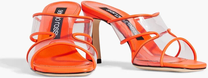 sr Lunettes 80 leather and PVC mules - Image 2