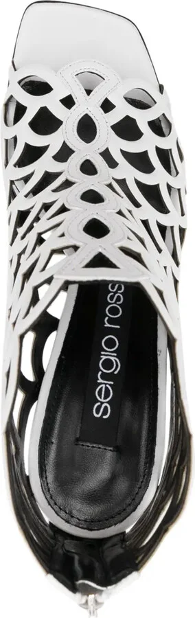 SR Mermaid 100mm leather sandals - Image 4