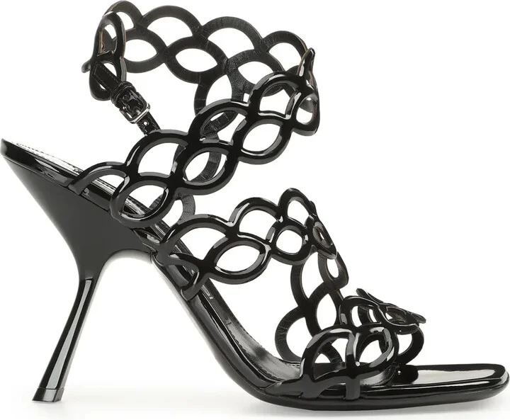 sr Mermaid 100mm leather sandals