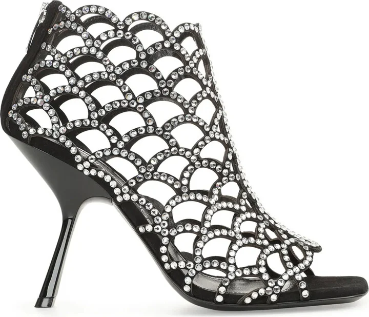 sr Mermaid 100mm rhinestone-embellished sandals