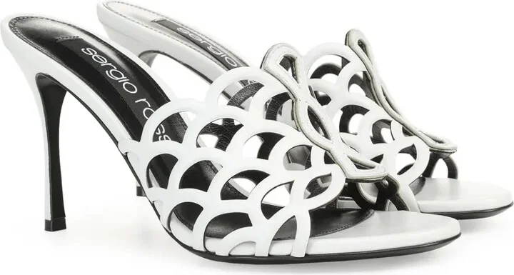 Sr Mermaid 90mm leather mules - Image 2