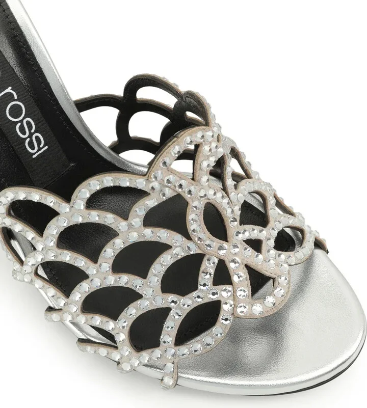 SR Mermaid 90mm leather mules - Image 5