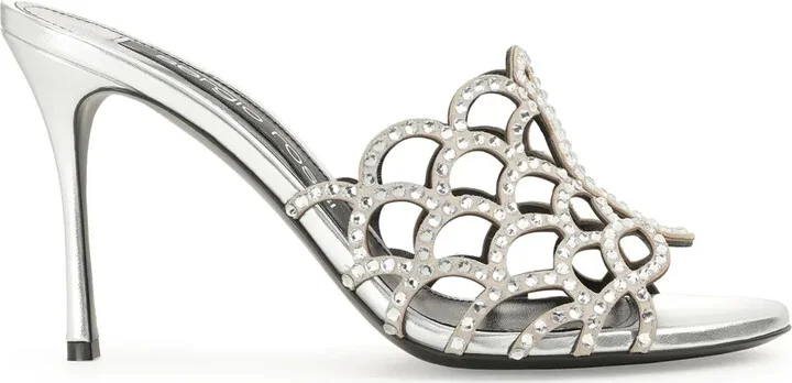 SR Mermaid 90mm leather mules