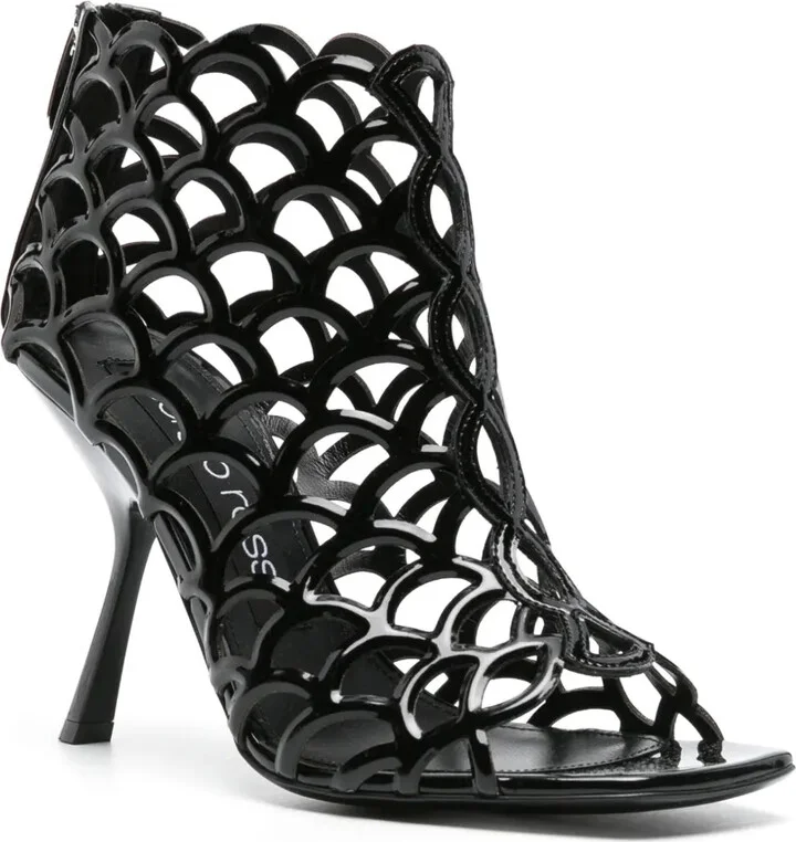 SR Mermaid 90mm patent leather pumps - Image 2