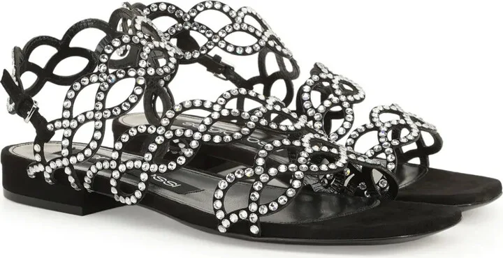 sr Mermaid crystal-embellished sandals - Image 2