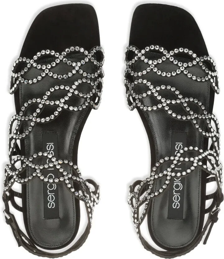 sr Mermaid crystal-embellished sandals - Image 4