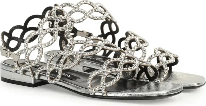 sr Mermaid crystal-embellished sandals - Image 2