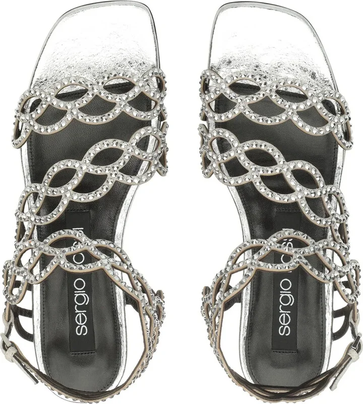 sr Mermaid crystal-embellished sandals - Image 4