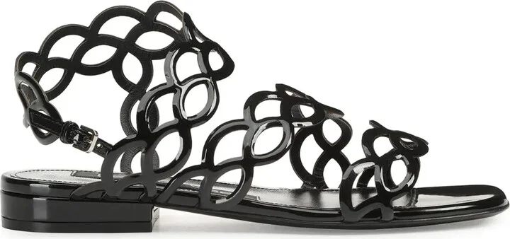 sr Mermaid leather sandals